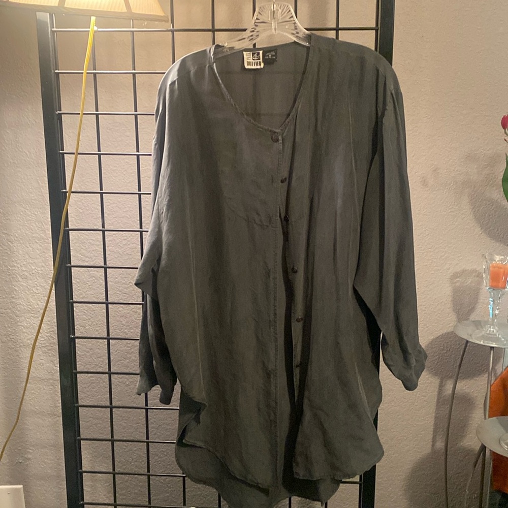 Paul Et Duffier 100% silk long top